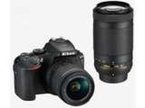 Nikon D5600 (AF-P DX 18-55mm f/3.5-f/5.6G VR and AF-P DX 70-300mm f/4.5-f/6.3G ED VR Dual Kit Lens) Price In India