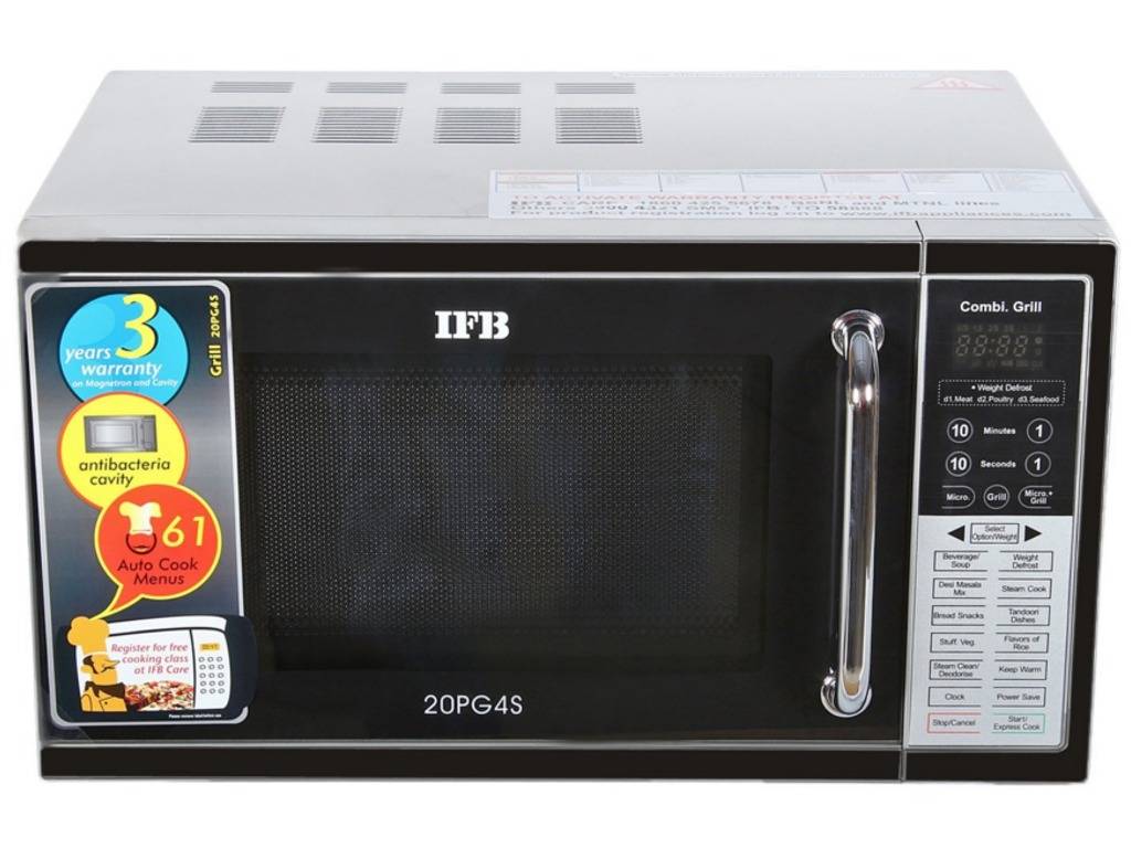 Ifb 20pg4s 20 Litre Grill Microwave Price In India Full Specs Pricebaba Ifb 20pg4s 20 Litre Grill Microwave