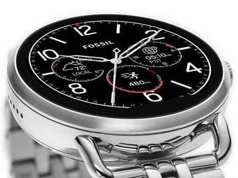 fossil q wander silver